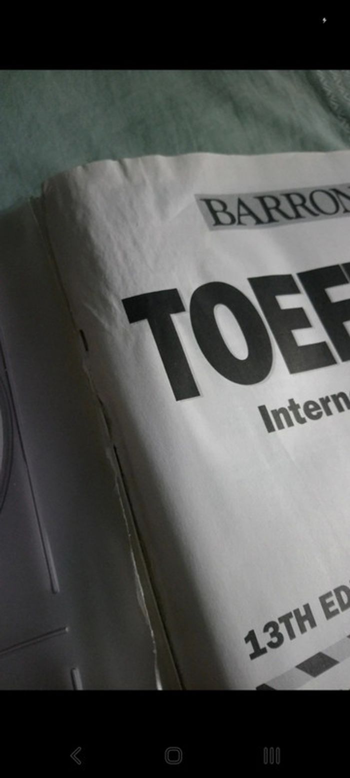 Livre préparation TOEFL iBT Barron's - photo numéro 5