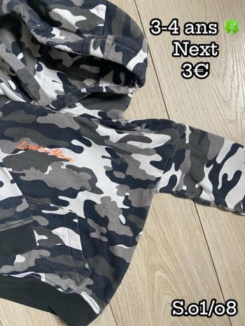 Sweat 🍀 3-4 ans 🍀 Next