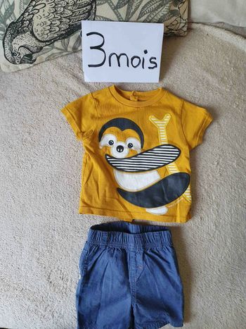 short teeshirt 3mois