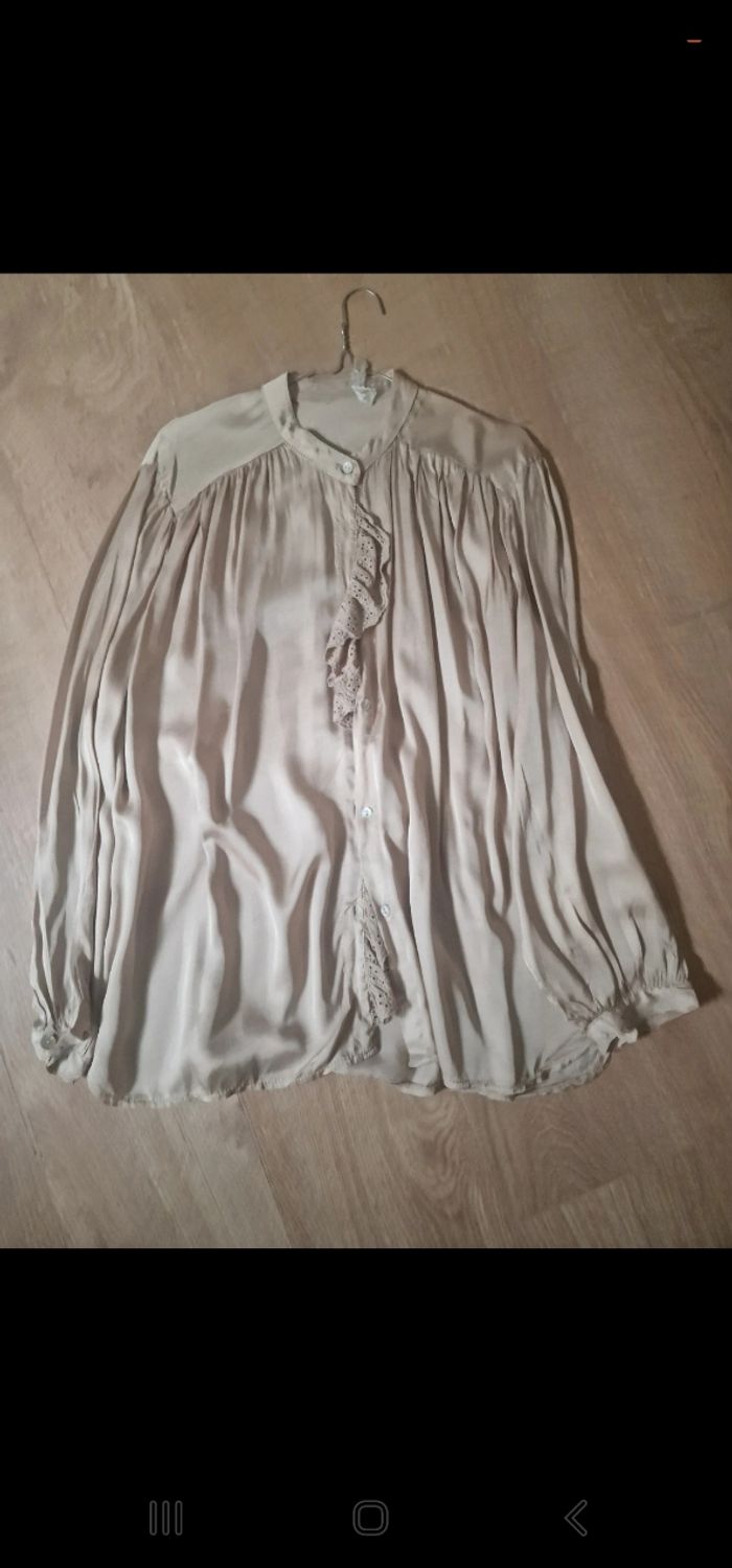 chemise boheme soie made in italy