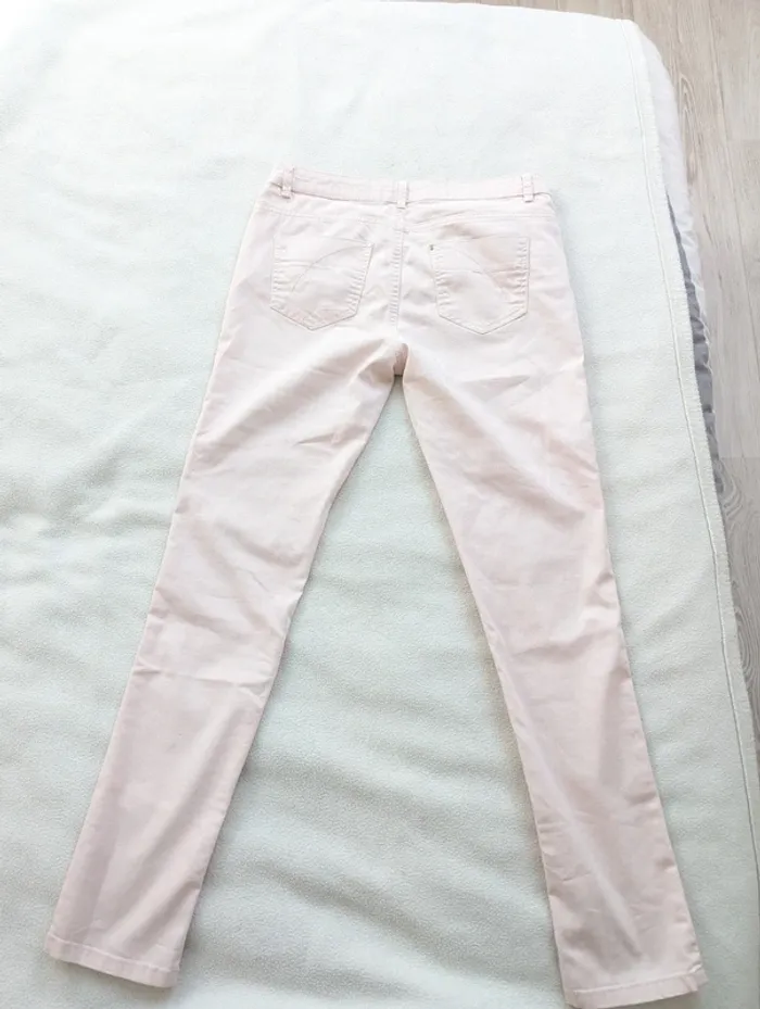 🌸 Jean slim rose pâle Mim – Taille 38 🌸 - photo numéro 5