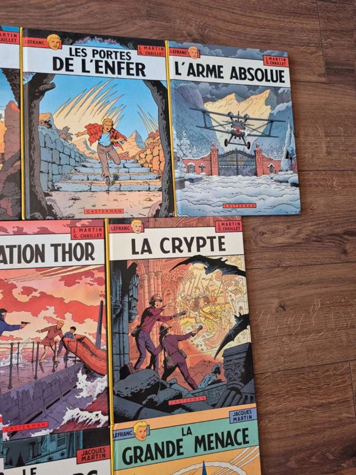 Lot de 7 bandes dessinées Lefranc - photo numéro 3