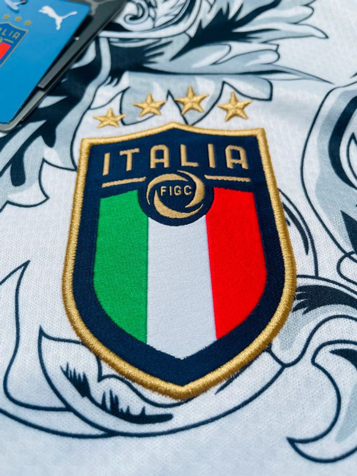 Maillot concept foot Italie blanc Versace taille S - photo numéro 6