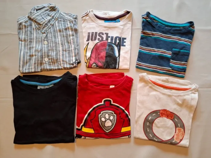Gros Lot tee-shirt short garçon 5 ans été - photo numéro 4