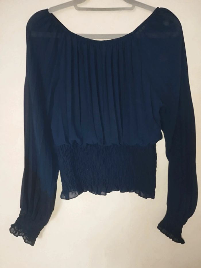 Blouse plissée fluide - photo numéro 4