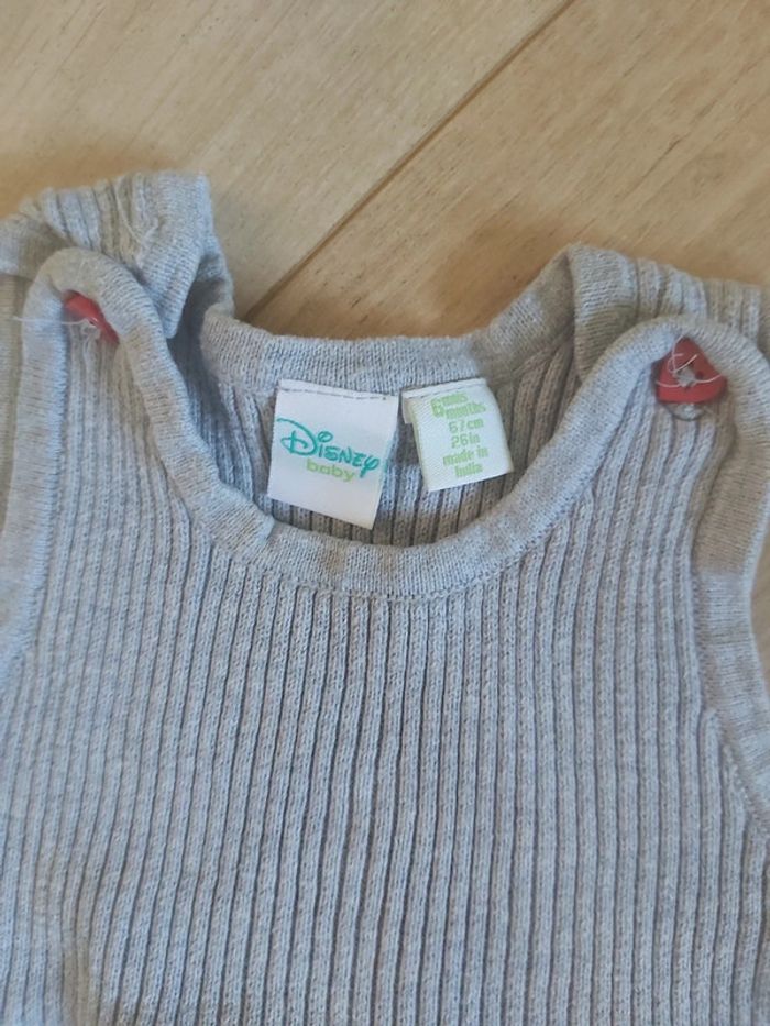 Ensemble combinaison et gilet fille Minnie Disney 6 mois comme neuf (78) - photo numéro 7