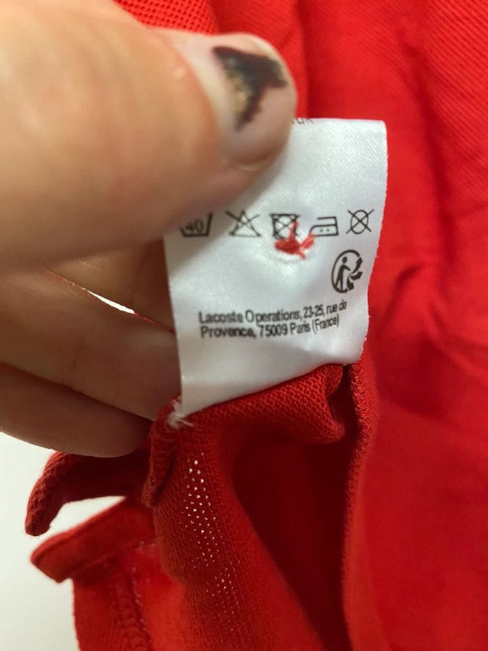 Polo Lacoste taille 2 - photo numéro 5