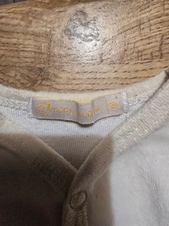 Lot pyjamas x3 polaires bébé 3 mois - photo numéro 4