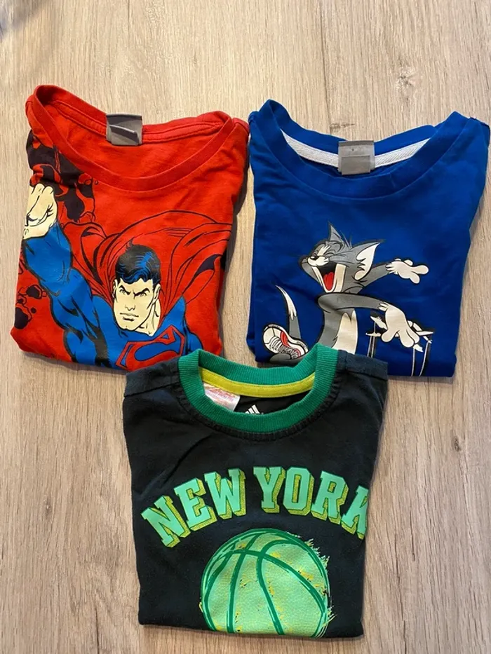 tee-shirt garçon puma/adidas