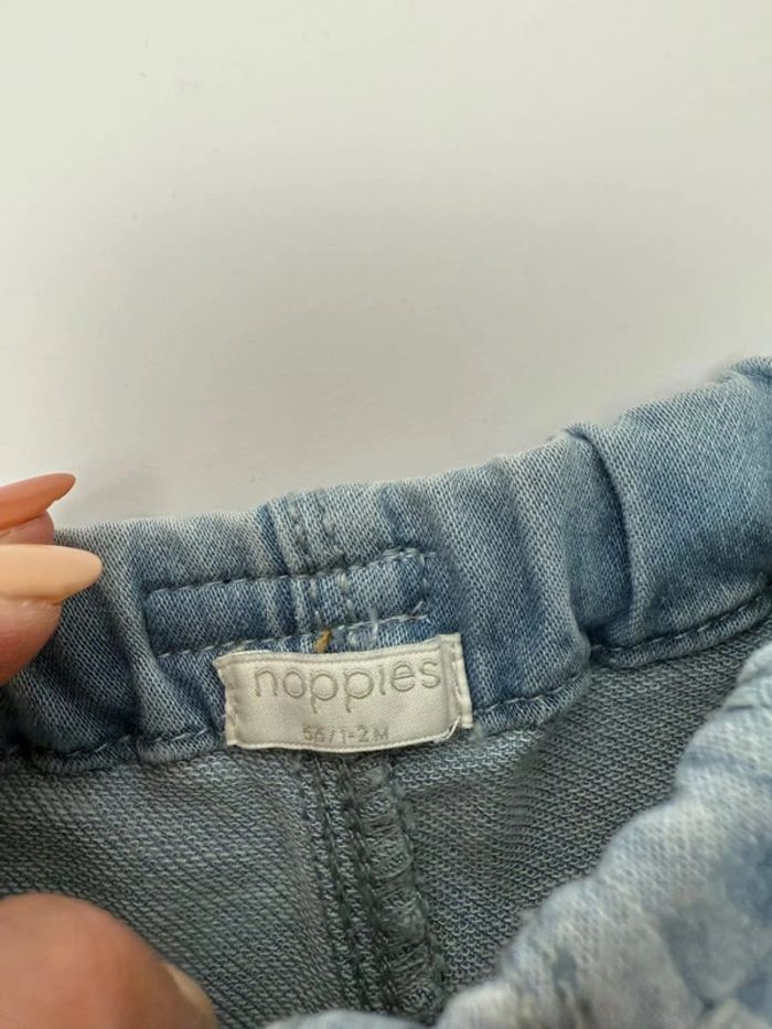 Short en jeans Noppies bébé garçon taille 1-2 mois 56 cm comme neuf - photo numéro 2