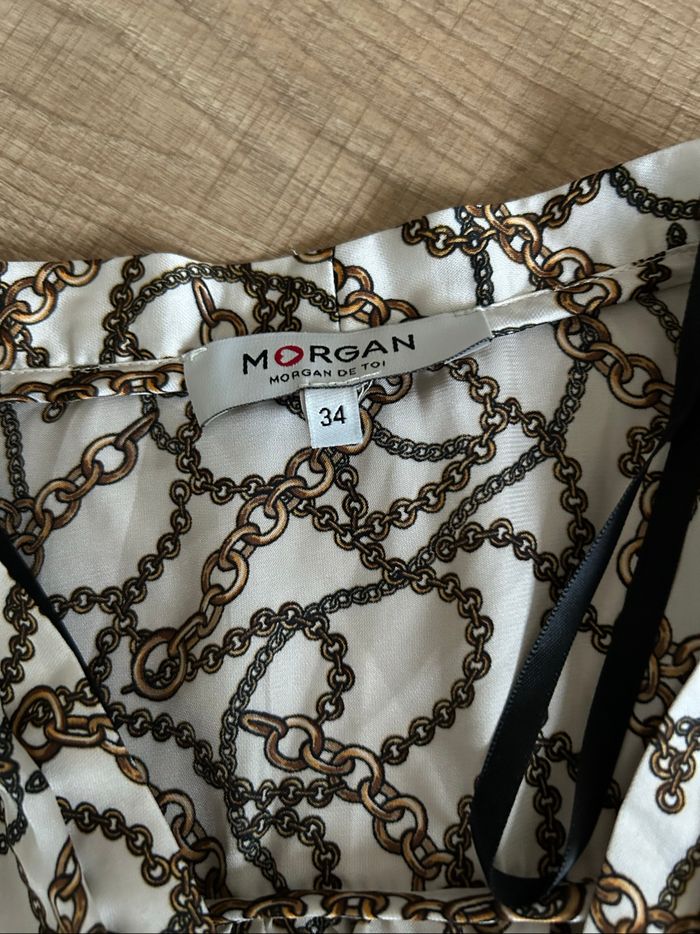 Blouse imprimée sans manches Morgan taille 34 jamais portée - photo numéro 9