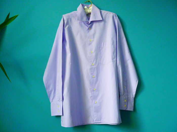 Chemise Homme Gémo M 39/40 TBE manches longues parme