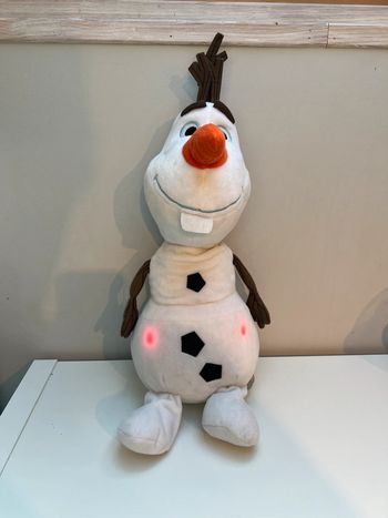 Peluche Olaf musicale Disney Store