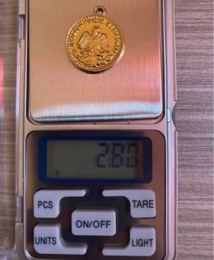 Pendentif 5 pesos mexicain - photo numéro 2