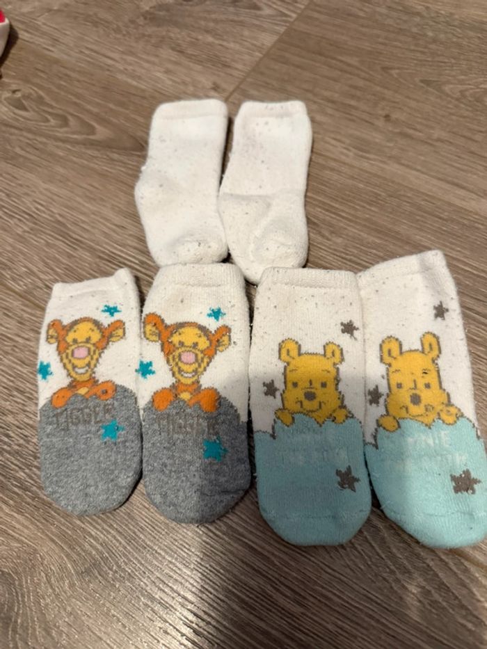 Lot de 3 paires de chaussettes bébé Winnie - photo numéro 2