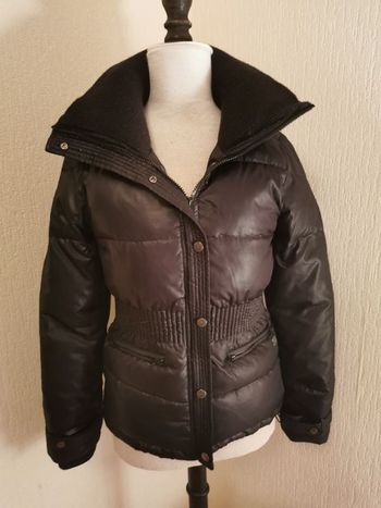 Doudoune noire plume et duvet Only