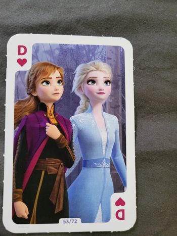 Carte La Reine des Neiges 2 Disney Carrefour 53/72