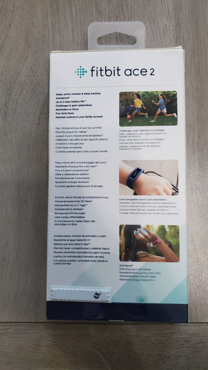 Bracelet D'activité Junior Fitbit Ace 2 Neuf. - photo numéro 2