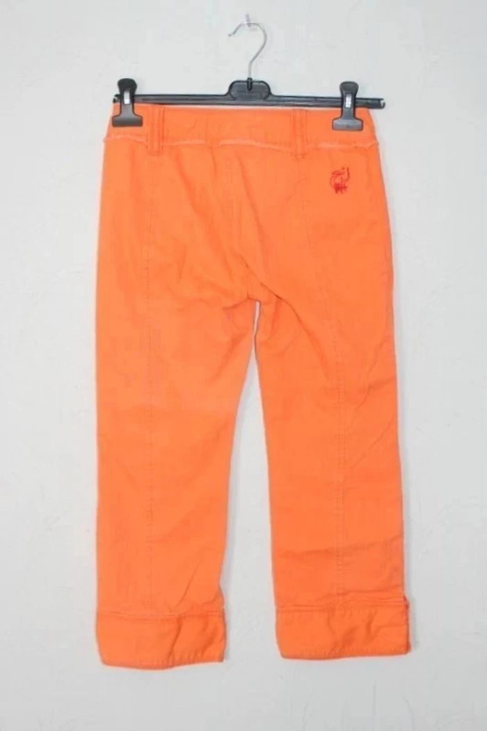 Pantacourt jeans orange Miss Stereo t.34 - photo numéro 2