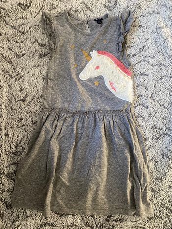 Robe Kiabi grise - 8 ans