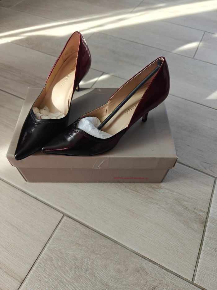 Escarpins bicolores san marina neuve - photo numéro 2
