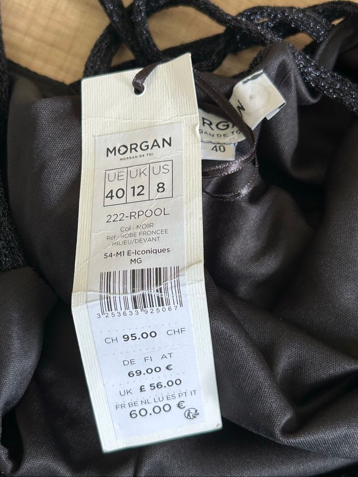 Robe noire et pailletée neuve Morgan taille 40 (valeur 60€) - photo numéro 9