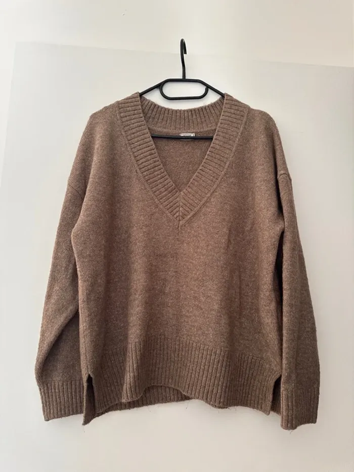 Pull d’hiver Pimkie couleur taupe
