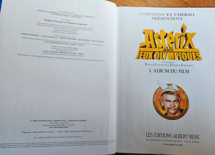 "Astérix aux jeux olympiques. L'album du film." de R. Goscinny et A. Uderzo.
Albert René. - photo numéro 6