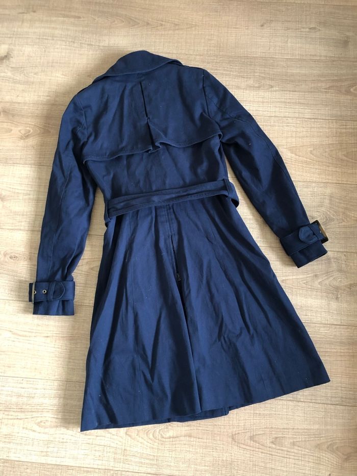 Trench bleu marine Mint&Berry taille 34 TBE - photo numéro 9