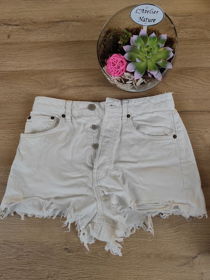 Short blanc Zara