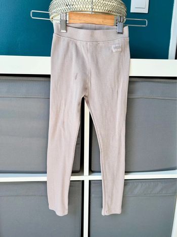 Legging beige droit- Zara - 6 ans