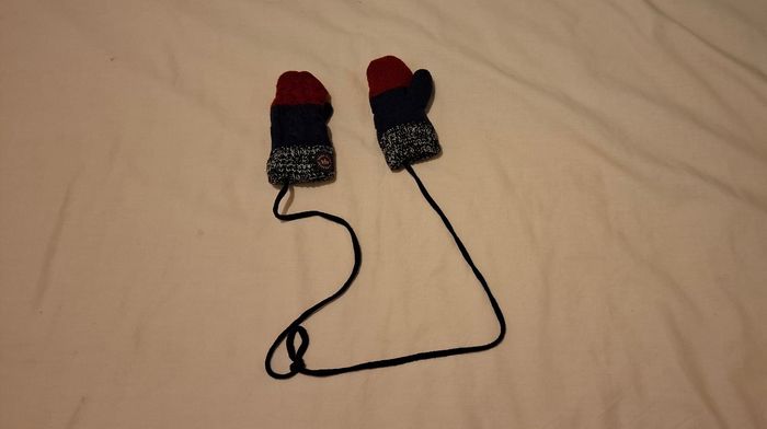 Moufles tricolores en maille Taille unique - Sergent Major - photo numéro 2