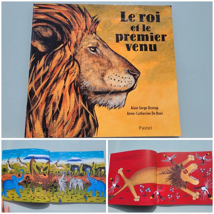 Livre couverture souple, l'école des loisirs 🦁 Le Roi et le premier venu 🦁 6-8 ans