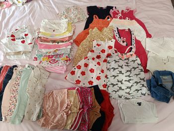 Lot vêtements fille 9 mois 