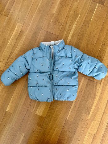 Doudoune doublée polaire avec capuche