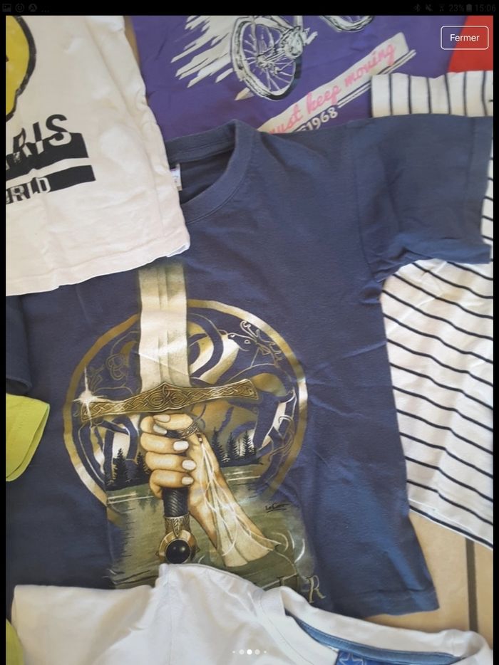 Tshirt manches courtes garçon 5 ans 2€ piece - photo numéro 6