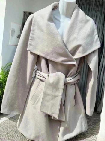Manteau 3/4 camaïeu beige 1 bouton   🌹 40/42🌹