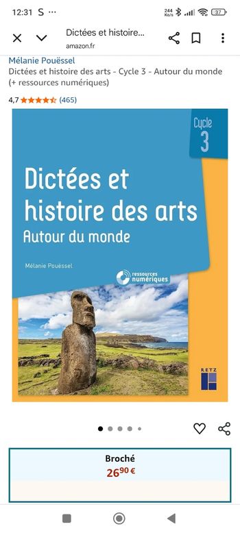 Dictée et histoires des arts