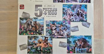 4 puzzles 1000 pièces