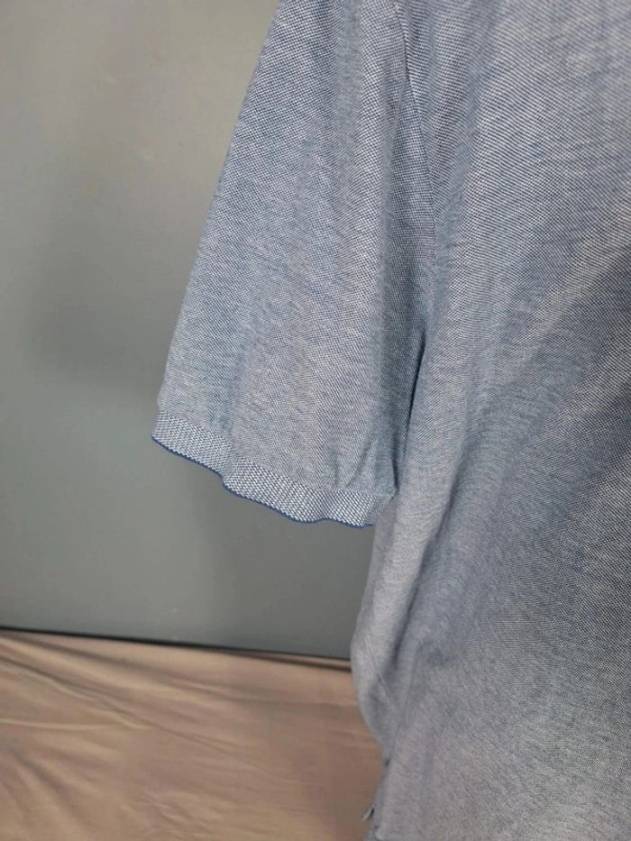 Polo manche courte chaps bleu - taille XL - homme brodé (463) - photo numéro 4