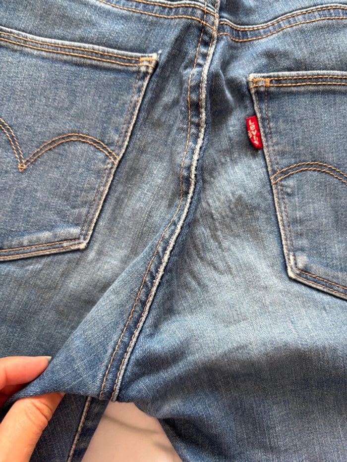 Jean Levi’s slimming skinny slim fit bleu destroy mi taille haute taille M/38 L30 - photo numéro 16