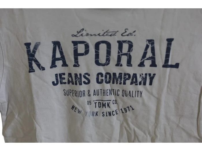 C60 t-shirt blanc Kaporal 10 ans - photo numéro 2