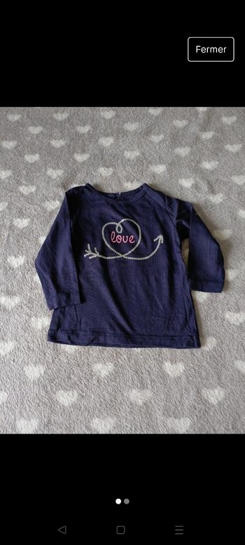 T-shirt manche longue 6mois