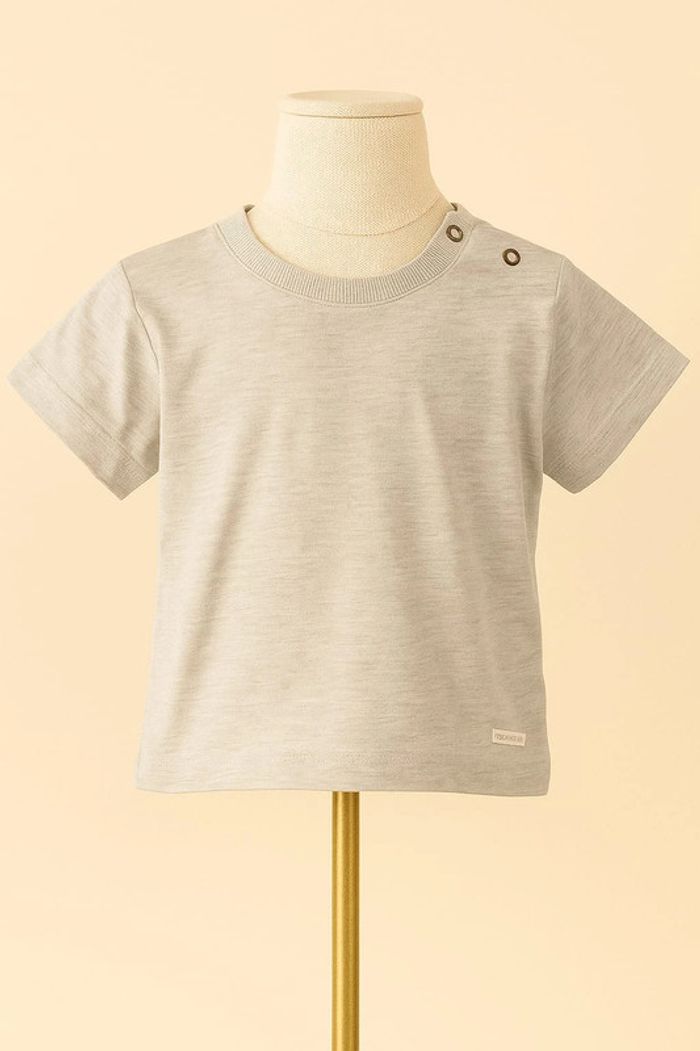 Tee shirt manche courte beige Marcel et Léon Taille 12 mois - photo numéro 2