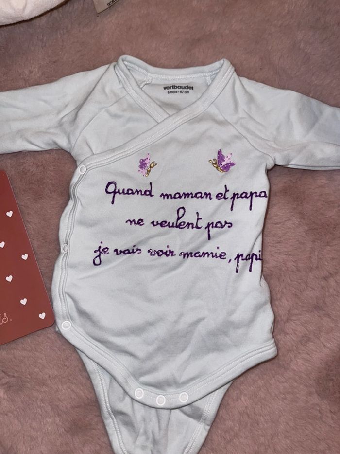 Body verbaudet 6 mois ML - photo numéro 2