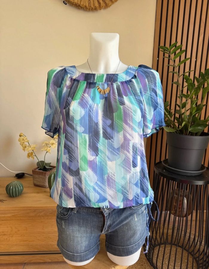 Blouse légère manches courtes