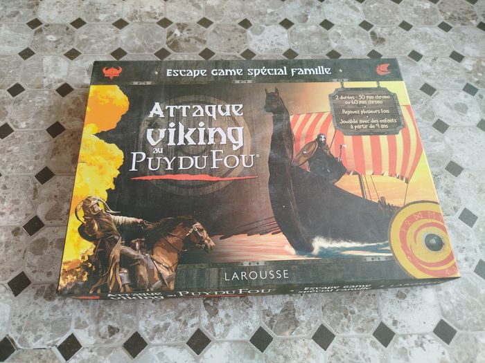 Escape game spécial famille..
Attaque viking au Puy du fou