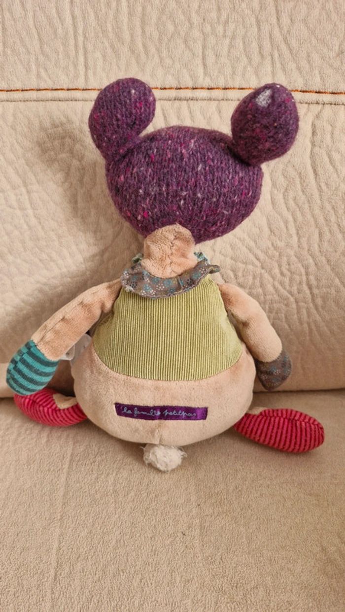 Peluche  fille moulin roty  la famille  petitpas - photo numéro 4