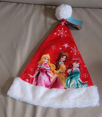Bonnet chapeau de Noël princesses disney