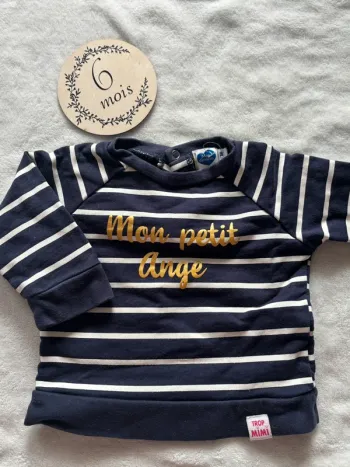 Haut manche longue 6 mois mot d’enfant
